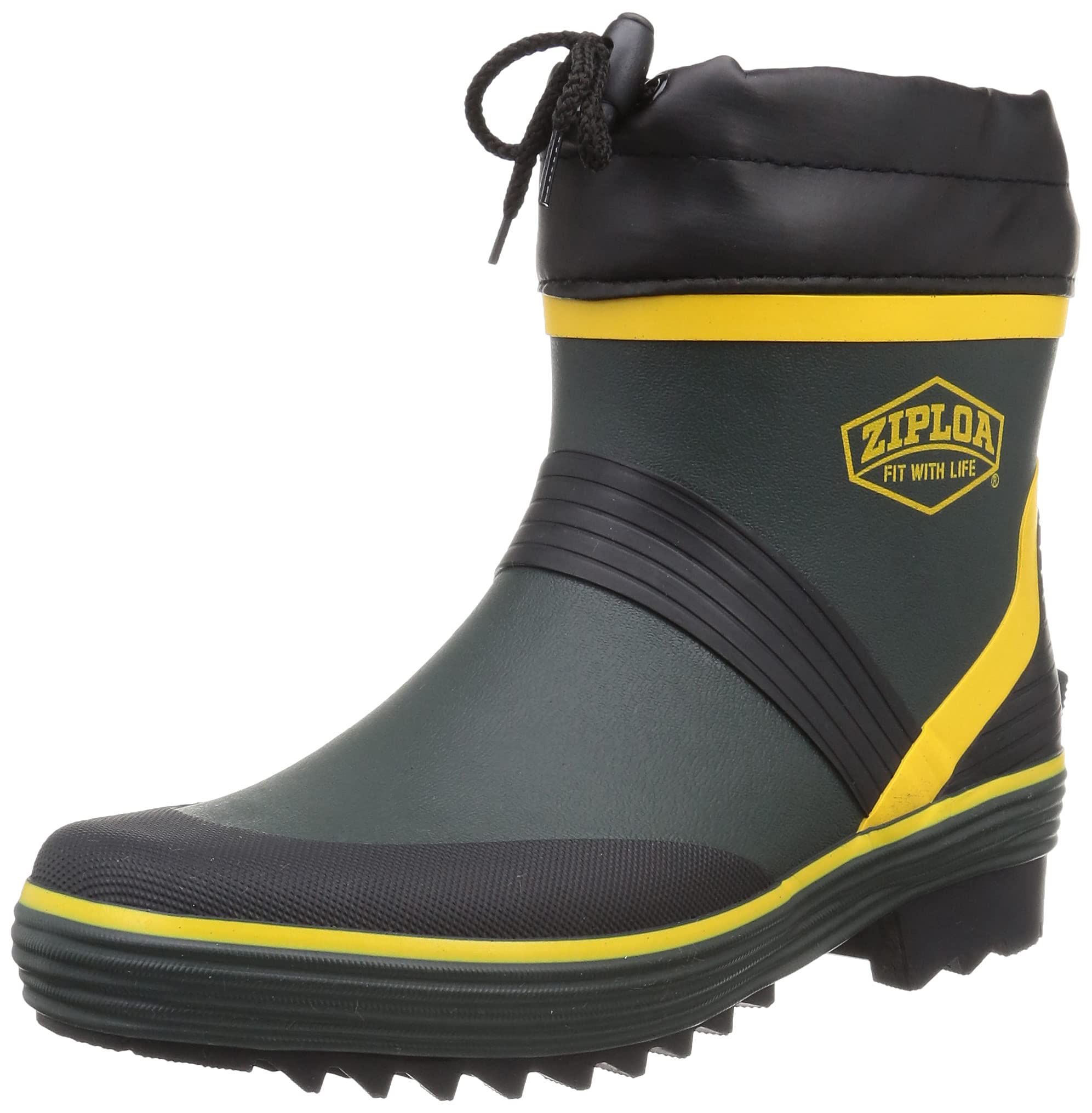 Короткие ботинки с чехлом L 3E [Kokos Nobuoka], легкие, ZIPLOA, зеленые, размеры S/M/L, (25,5-26,0 см), зелёный