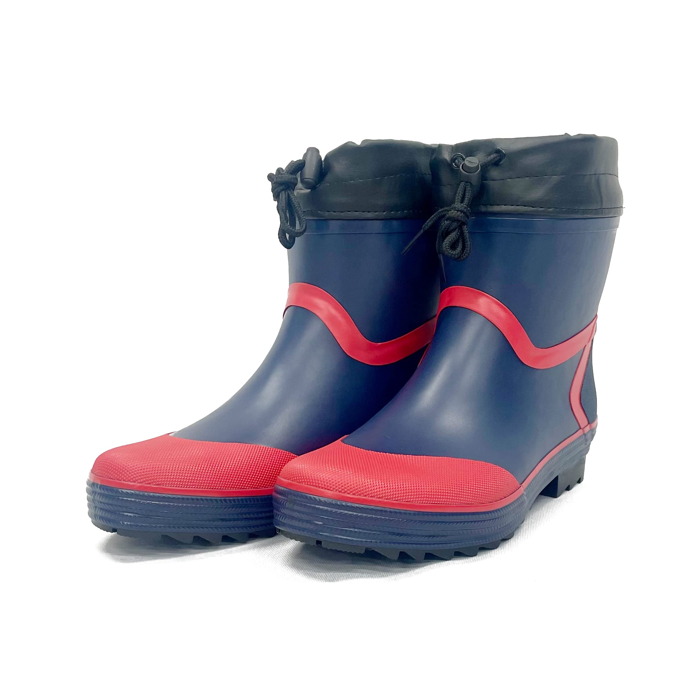 Дождевые рабочие шорты с высокими ботинками [Kokos Nobuoka] HB-787, ботинки, длина, чехол, влагоотводящая подкладка, мужские, красно-синие,